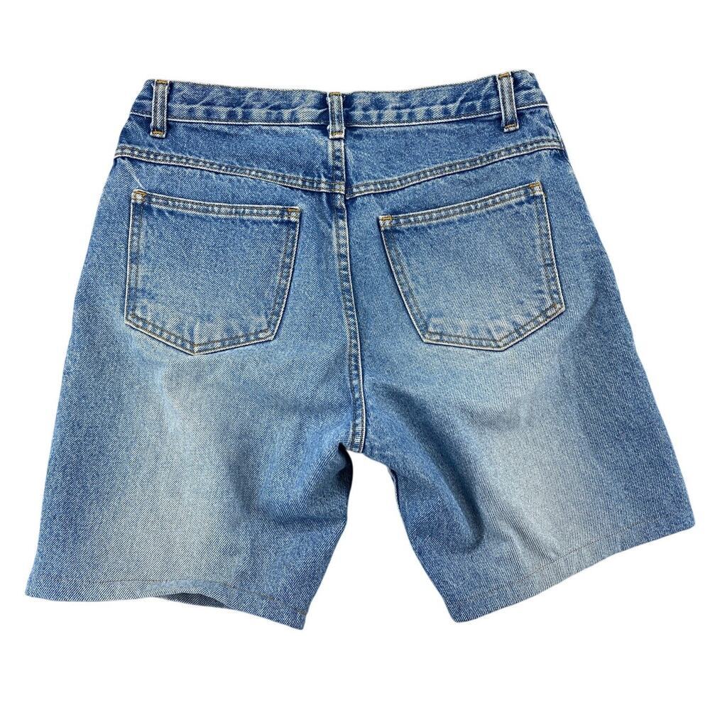 Anchor Blue Vintage Light Wash Denim Shorts Women's Size 9/10 High Rise 90s Jort - Picture 3 of 7